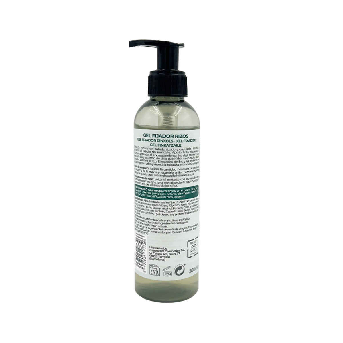 Żel utrwalający loki NaturaBIO Cosmetics 200 ml