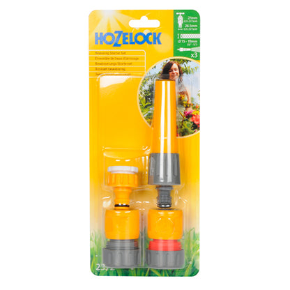 Zestaw podstawowych łączników z lancą 3 w 1 w torbie Hozelock