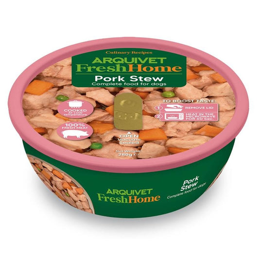 Arquivet Fresh Home Pork Stew Wet pork food for dogs 280 g
