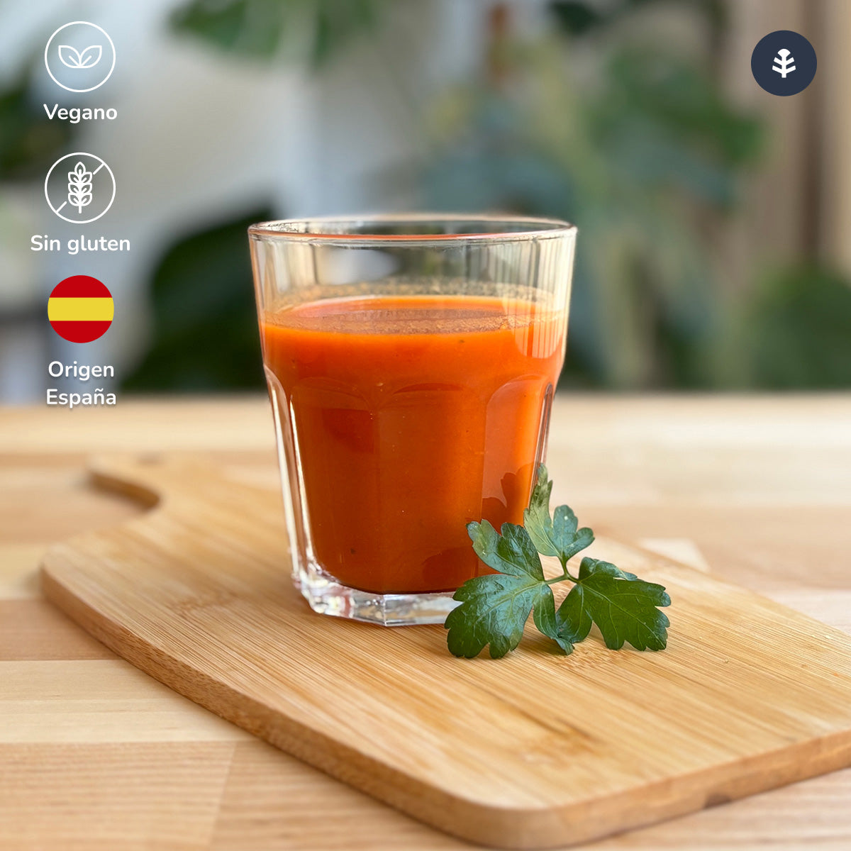 Gazpacho traditionnel ECO avec huile d'olive vierge extra Planeta Huerto 1 L