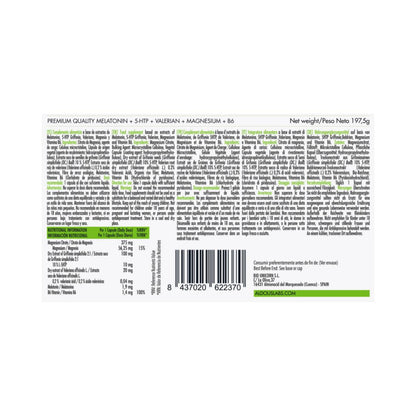 Melatonin med magnesium, 5-HTP, valeriana och vitamin B6, 250 kapslar. Aldous Labs