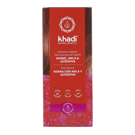 Naturalna henna Amla i Jatropha, Khadi, 100 g