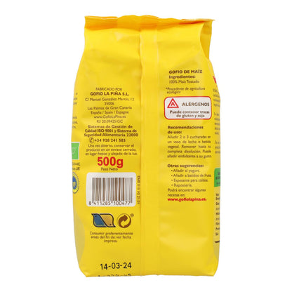 Gofio av majs BIO La Piña 500 g