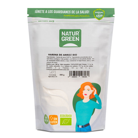 Farine de riz sans gluten NaturGreen 500 g