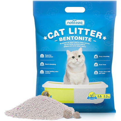 Nobleza Odourless Bentonite Clumping Cat Litter 3.8 L