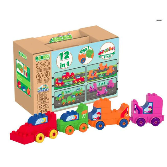 Voitures 39 pièces Biobuddi