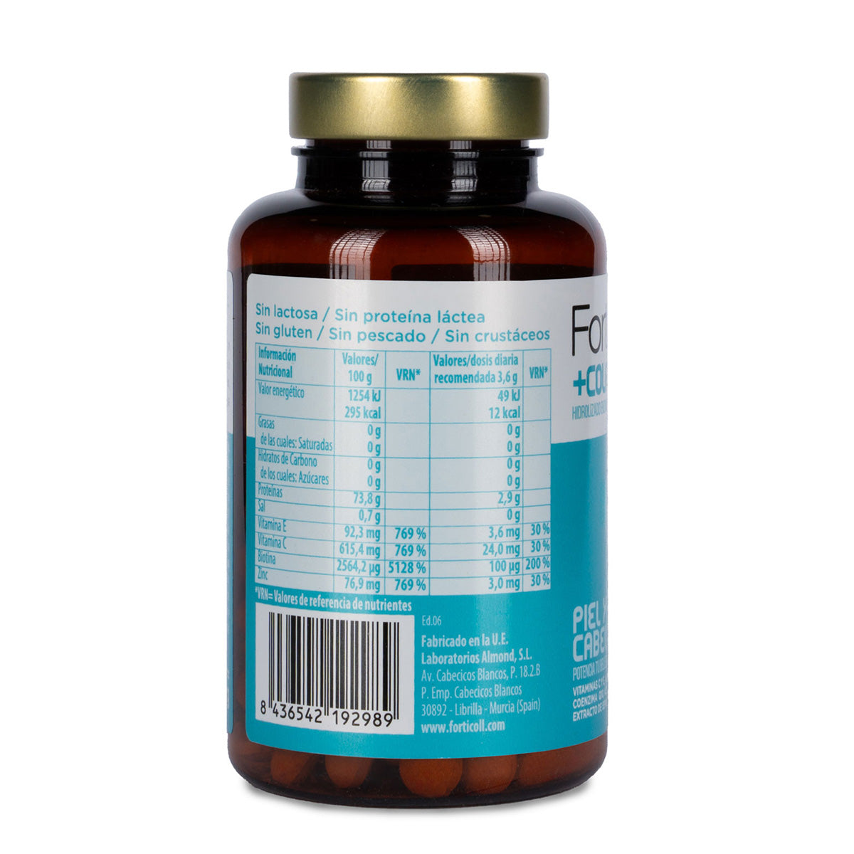 Bioaktivt kollagen för hud och hår Forticoll 120 tabletter