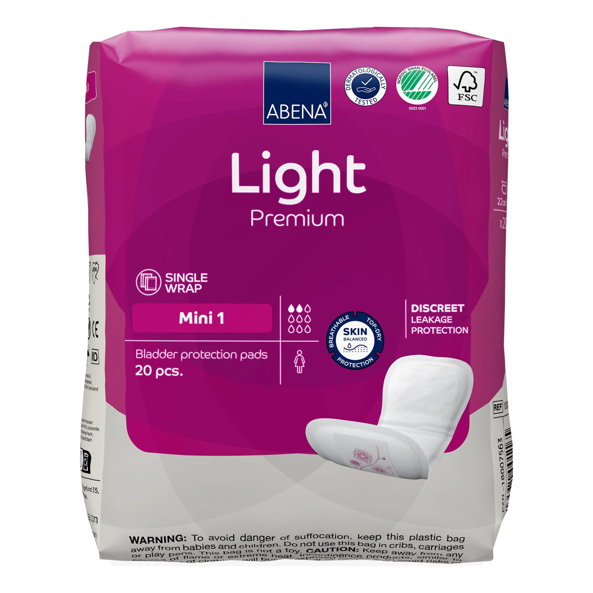 Podpaski Light Premium Mini 1 Abena 20 szt.