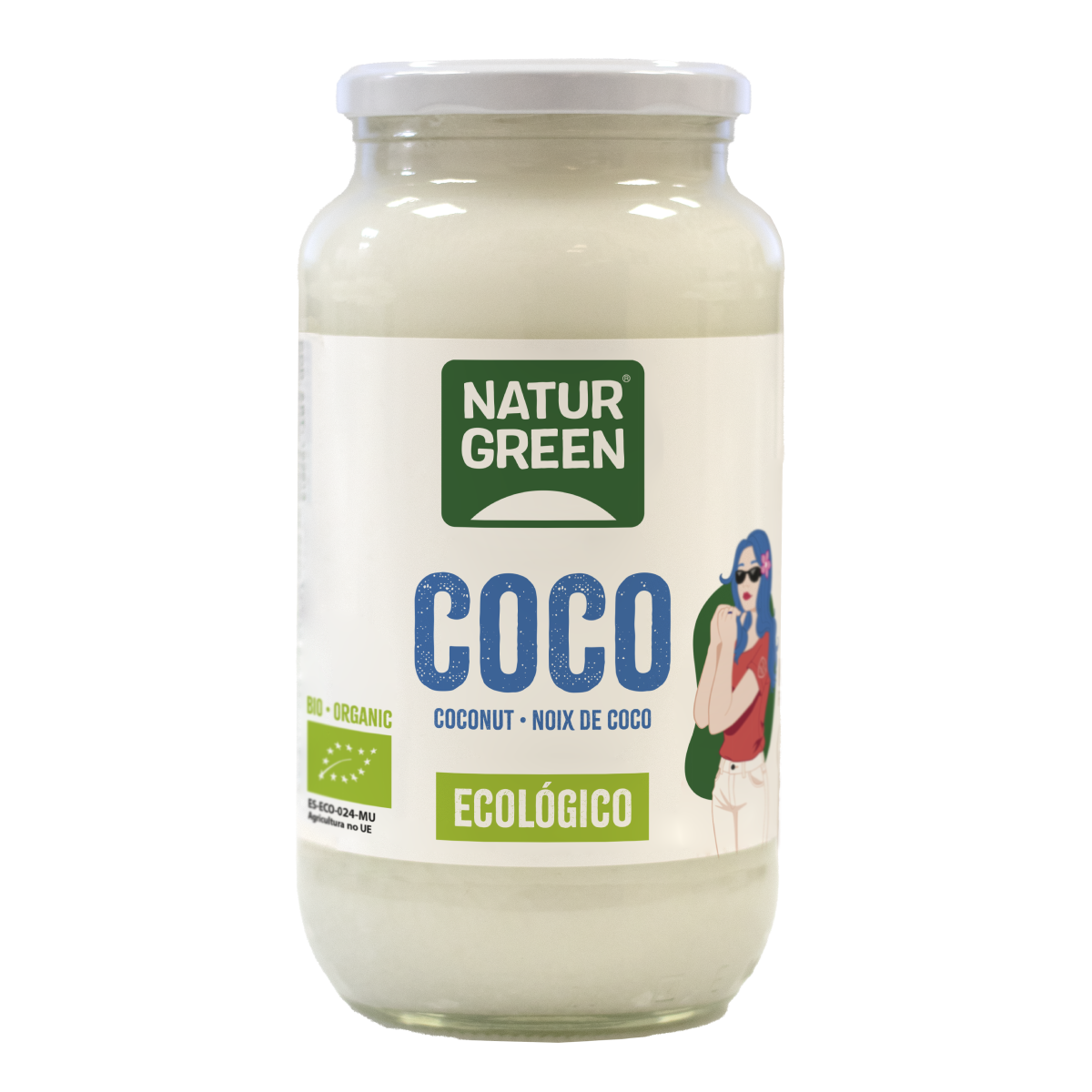 Grasso di cocco biologico NaturGreen 800 g