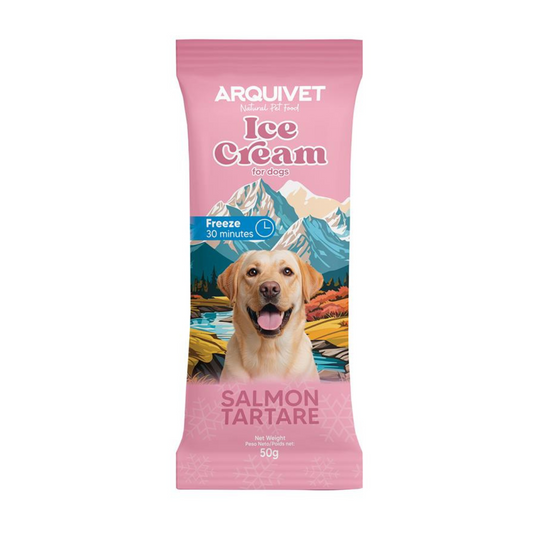 Gelato al tartare di salmone per cani Arquivet 50 g