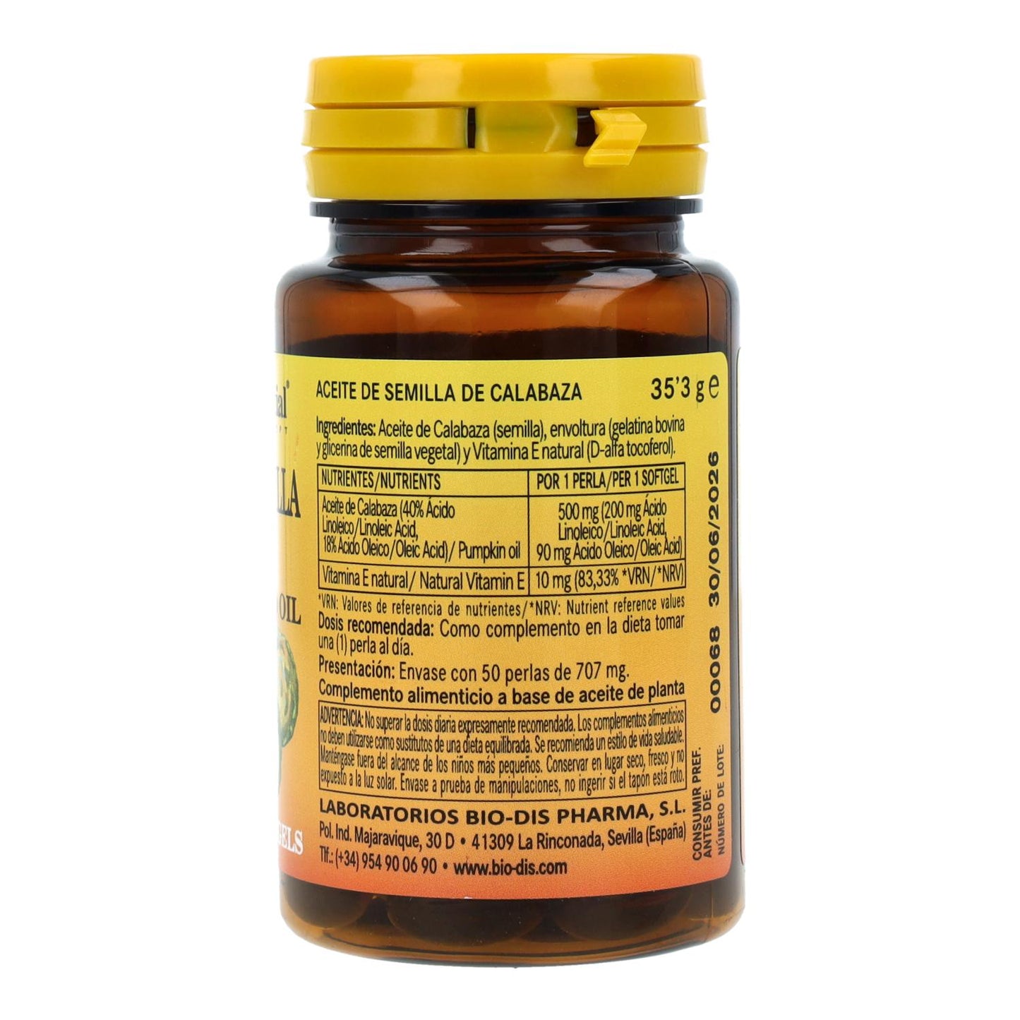 Olej z pestek dyni Nature Essential 50 kapsułek