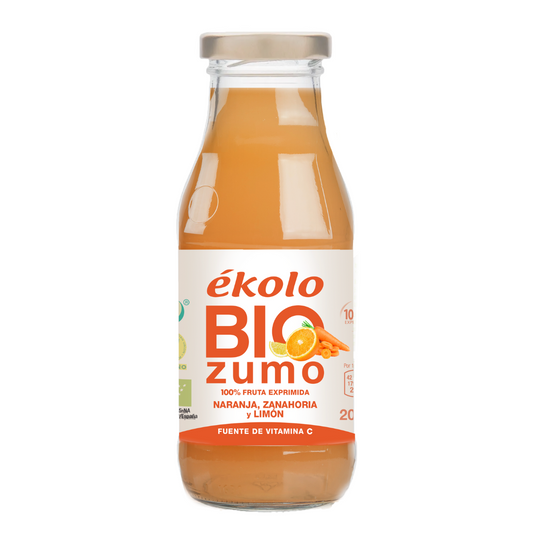 Bio-Orangensaft mit Karotten Ékolo 200 ml