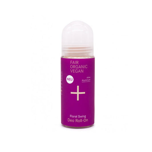 Dezodorant w kulce Floral. 50 ml. Szkło i plastik pochodzące z recyklingu i nadające się do recyklingu.
