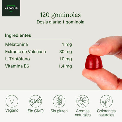 Melatonin Gummies Aldous 120 gummies