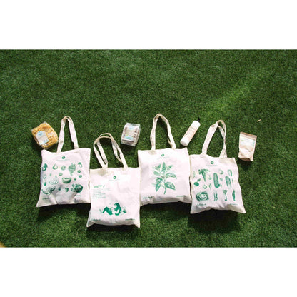 Stofftasche mit Fruchtmotiv