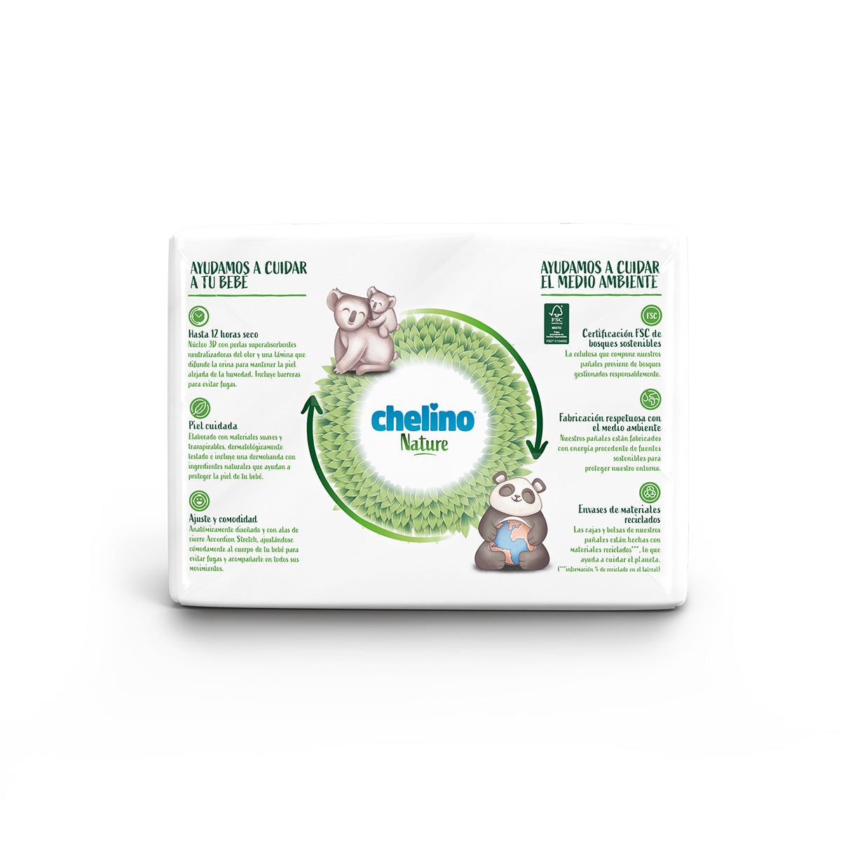 Pieluchy T2 3-6 kg Chelino Nature 28 szt.