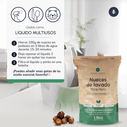Planeta Huerto Gewaschene Walnüsse 1,5 kg