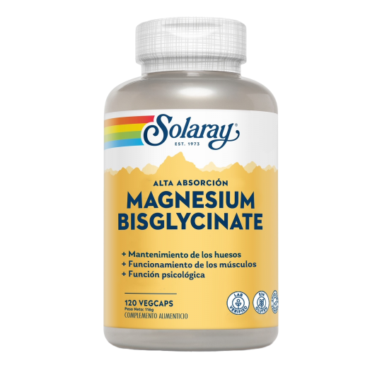 Bisglycinaat Magnesium Solaray 240 VegaCaps