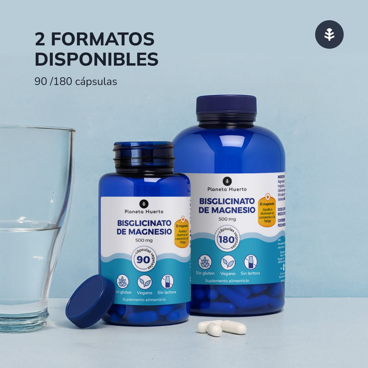 Bisglicynian magnezu 500 mg Planeta Huerto 90 kapsułek