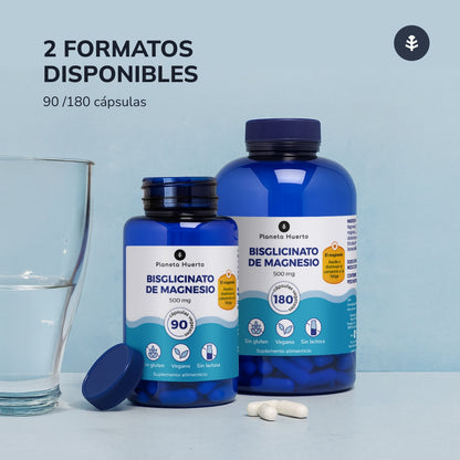 Bisglicynian magnezu 500 mg Planeta Huerto 90 kapsułek