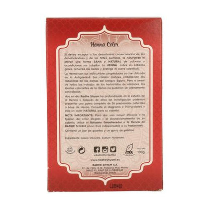 Kupferbraune Haarfarbe Henna-Pulver Radhe Shyam 100 g