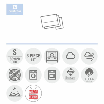 Laken voor wiegje met Star/Astra-ontwerpen 3 stuks Star Celeste