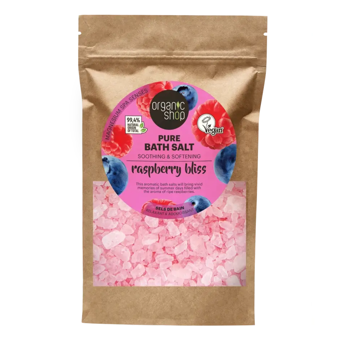 Rena badsalter raspberry bliss Organic Shop 500 g