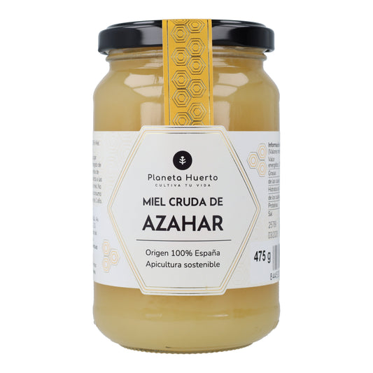 Miel Cruda de Azahar Planeta Huerto 475 g