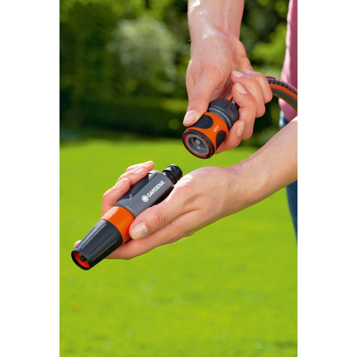 Gardena 19 mm (3/4") stop connector