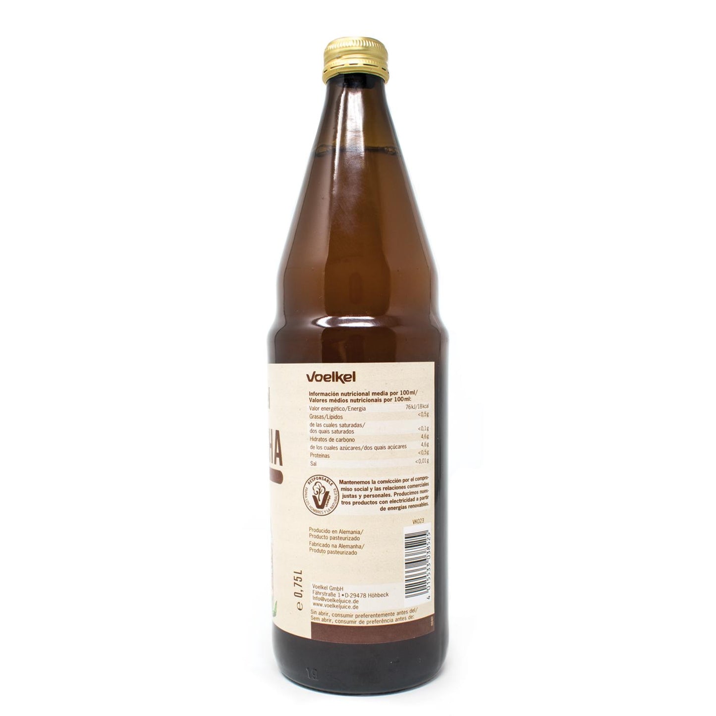 Confezione da 6 Kombucha Original BIO Voelkel 750 ml