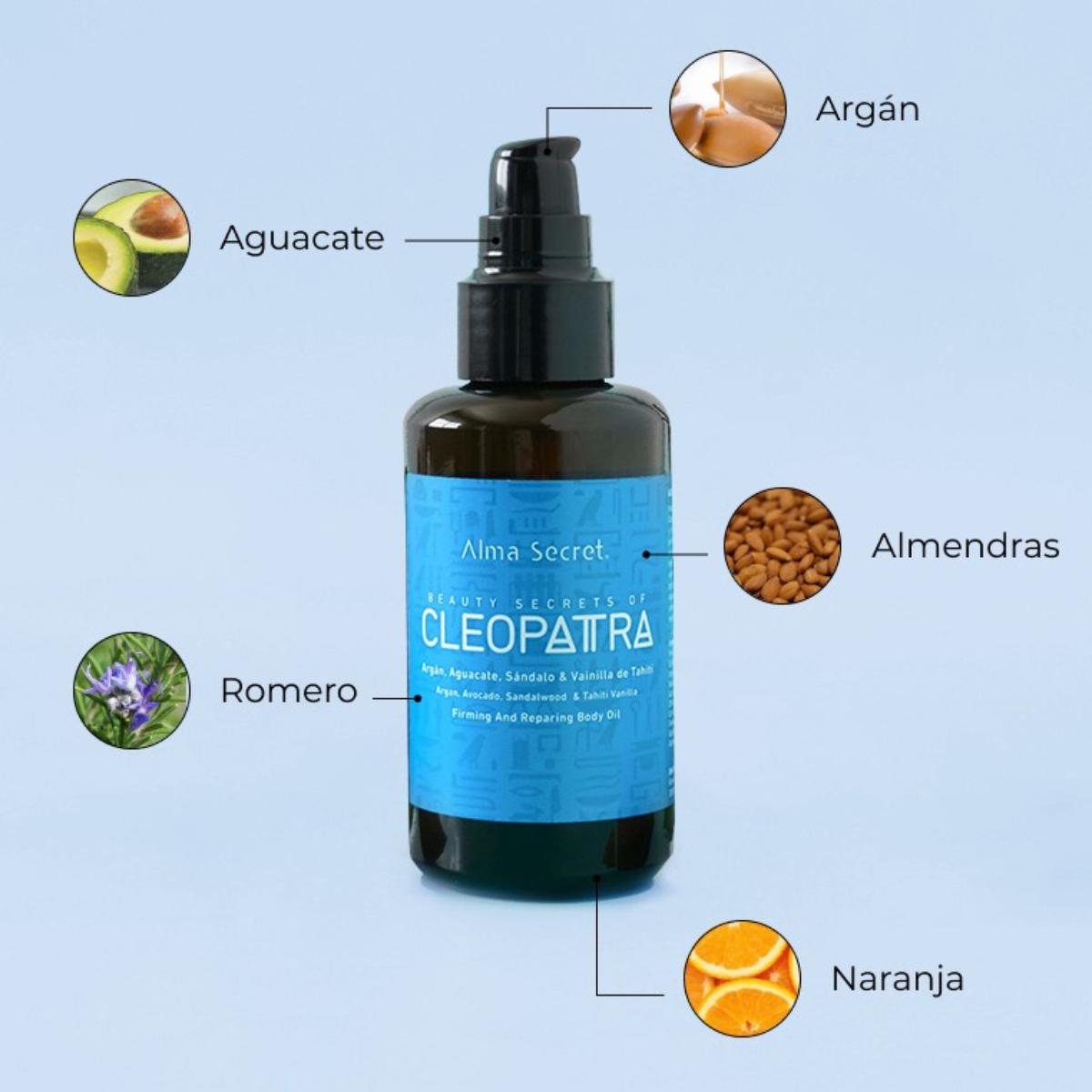 Olejek ujędrniający i odmładzający sandałowo-waniliowy Cleopatra Alma Secret 100 ml