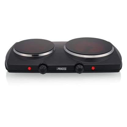Réchaud électrique double vitrocéramique Princess 800+1200 W