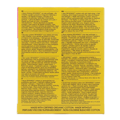 Assorbenti ultra con ali 100% cotone Masmi 10 pezzi