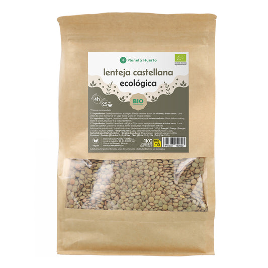Lenteja Castellana ECO Planeta Huerto 1 kg