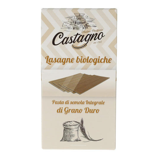 Plasterki do lasagne z mąki pełnoziarnistej ECO Castagno 500 g