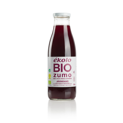 Zumo de Arándano Bio 100% exprimido ékolo 750 ml