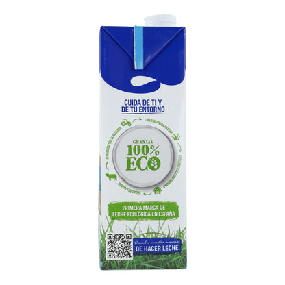 Lot de 6 bouteilles de lait entier bio Puleva, 1 L