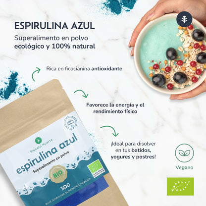 Spiruline Bleue Planeta Huerto 30gr