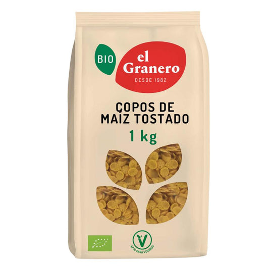 Geröstete Maisflocken El Granero BIO, 1 kg