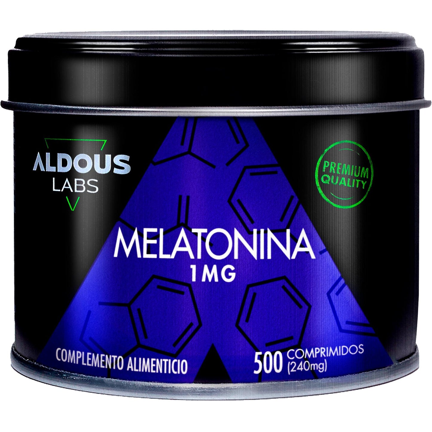 Czysta melatonina, 500 tabletek Aldous Labs