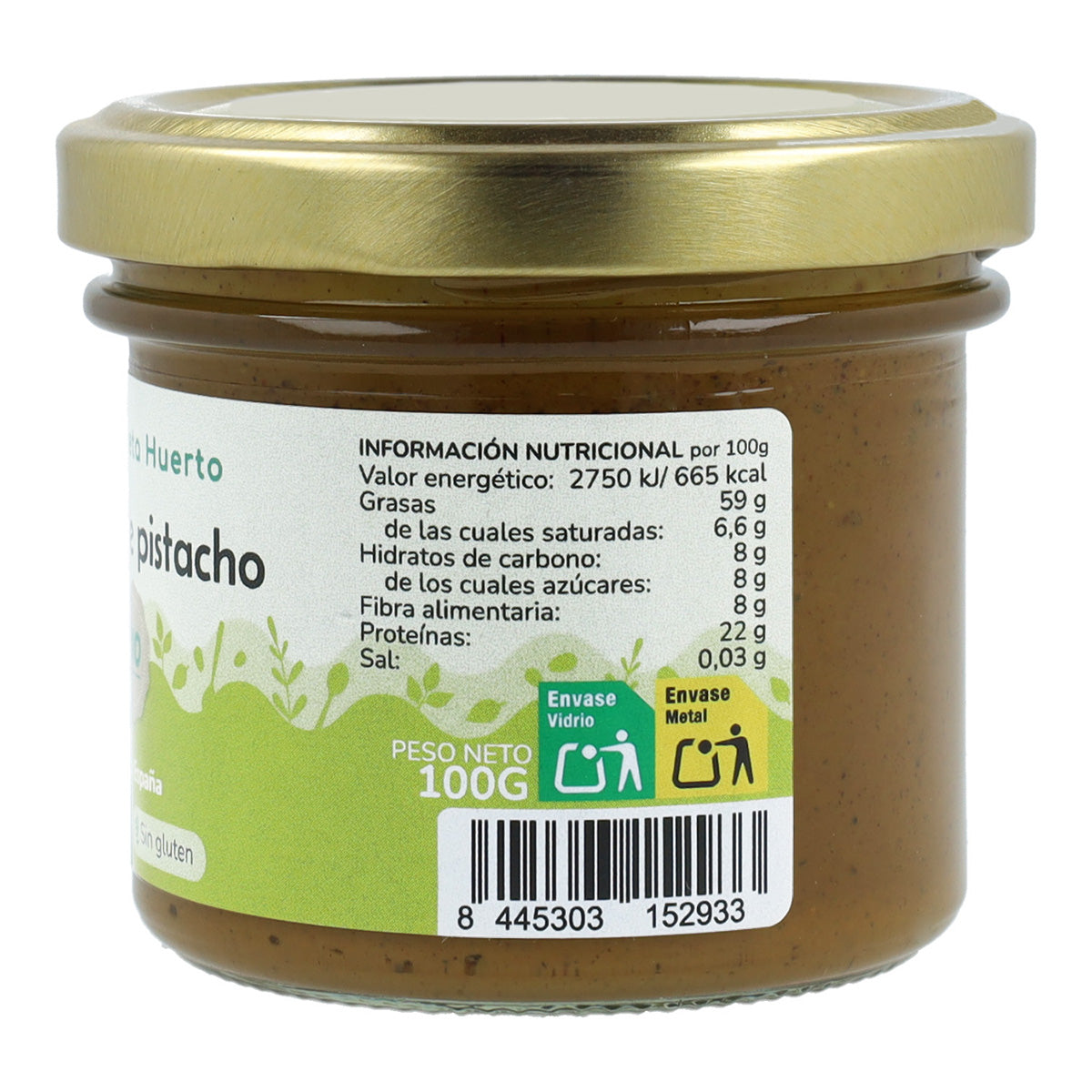 Zestaw 3x krem pistacjowy 100% ECO Planeta Huerto 100 g