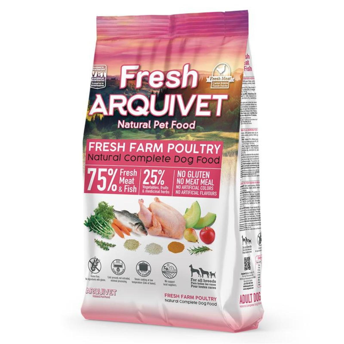 Fresh Farm Poultry Arquivet Komplett halvfuktigt hundfoder 2,5 kg