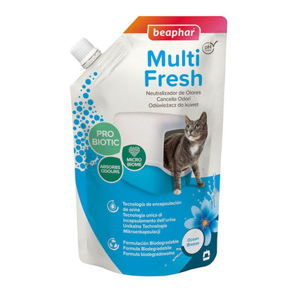 Neutralisateur d'odeurs Multifresh pour litière pour chats Beaphar 400 g