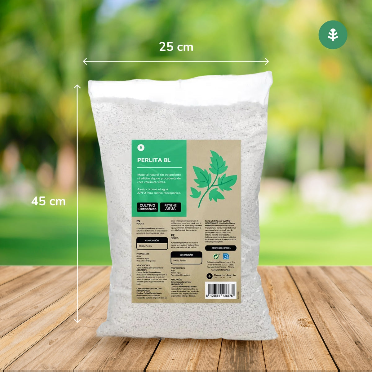 Perlit Planeta Huerto 8 Liter