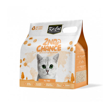 Kit Cat Arena Eco 2nd Chance - Pea Fiber (Original) 2,5 kg Ärt- och maniokskal
