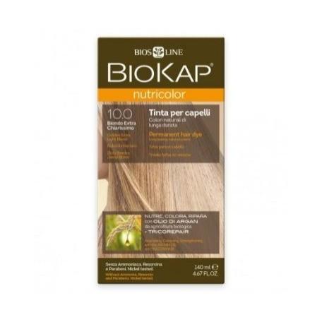 Extra Light Blonde Hair Dye Dye 10.0 Biokap 140 ml
