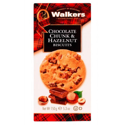 Kakor med chokladbitar och hasselnötter Walkers 150 g
