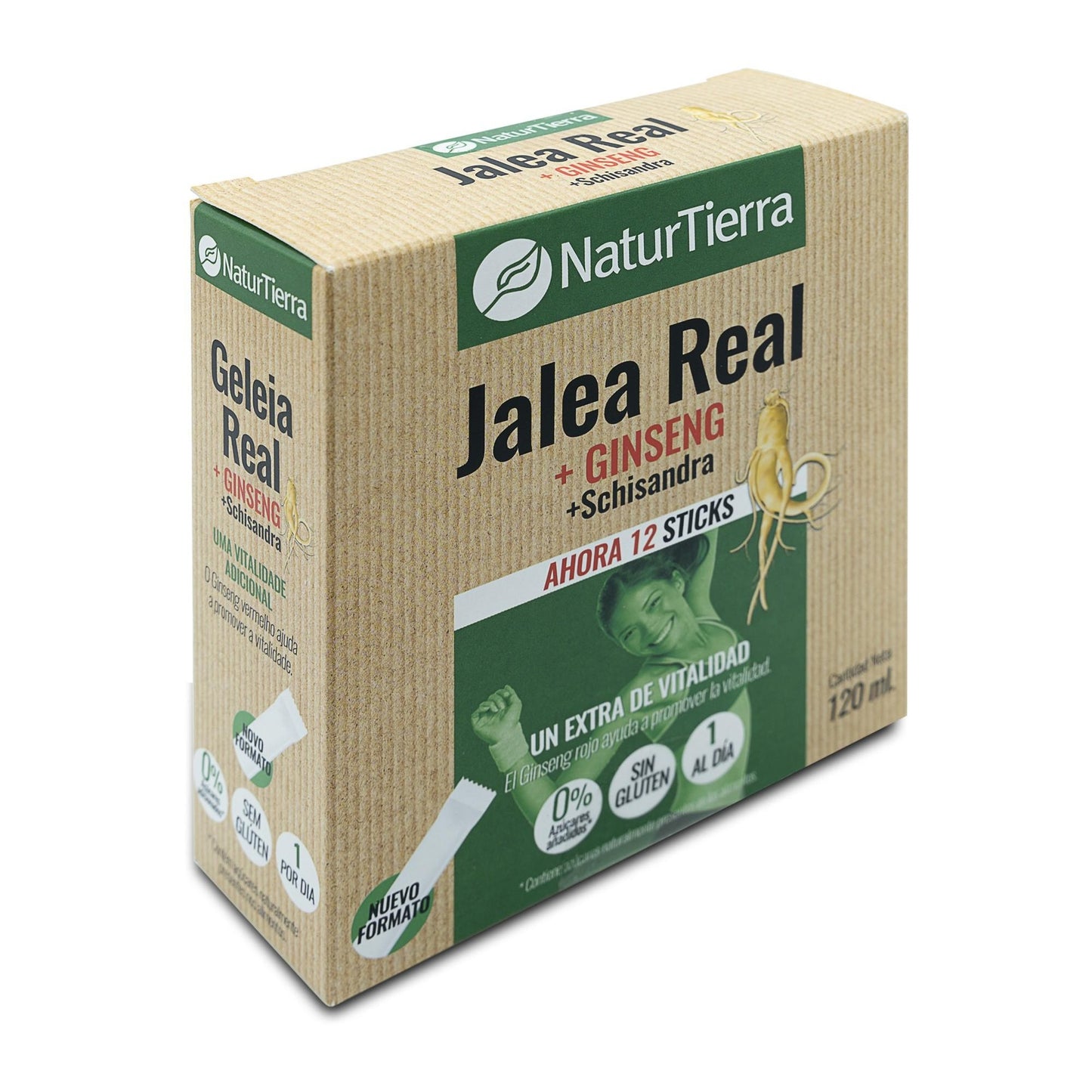 Kunglig gelé med ginseng + schisandra, 12 sticks. NaturTierra