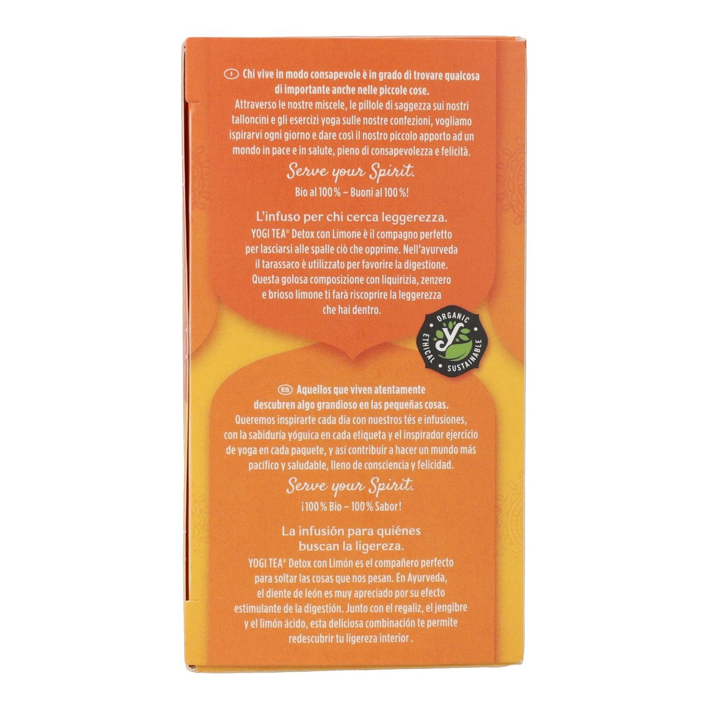 Yogi Tea BIO Detox z cytryną 17 torebek