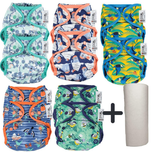 Pakket van 10 Pop-in-clips